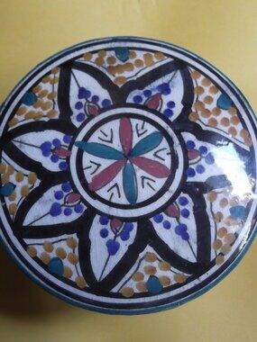 NWT Moroccan Trinket Jewelry Box in vibrant colors
